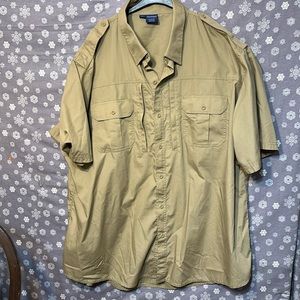 Men’s dress shirt zipper front. Concealed carry